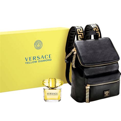 versace perfume gift set for her|versace parfums backpack gift set.